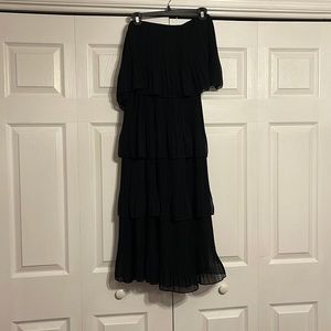 Black off the shoulder dress